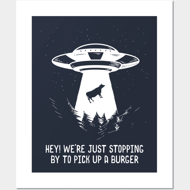 Alien Drive-Thru Wall Art by n23tees